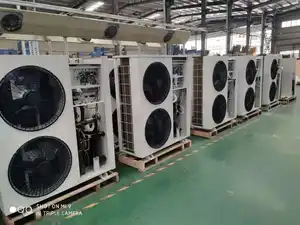 EVI Heating Air 18kw Canada Source Dc Inverter Split Heatpump 10kw 20kw Tuv Home 16kw Water To Heater R32 Heat Pump Monoblock