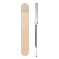 2024 acier inoxydable Double extrémité mélange spatules fond de teint spatule main Palette maquillage cosmétique spatule Palette couteau