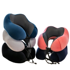 Portable Memory Foam U-Shaped <b>Neck</b> <b>Pillow</b> for Adults Travel <b>Pillow</b> with Polyester Fiber - Product Image 1