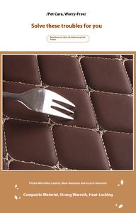 Yeni çevre dostu deri köpek kedi evi rüzgar geçirmez soğuk geçirmez yağmur geçirmez su geçirmez açık <span class=keywords><strong>Pet</strong></span> rahat kış barınak döken - Product Image 3