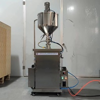 Machine de remplissage de bâton de déodorant anti-transpirant de pâte avec mélangeur Machine de remplissage de cire de cheveux de chauffage à température constante