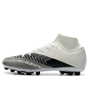 Nouvelles Chaussures de Football Noires de Qualité pour Garçons, Baskets de Sport d'Entraînement pour <span class=keywords><strong>Enfants</strong></span>, Chaussures de Futsal d'Intérieur à Cheville Haute - Product Image 3