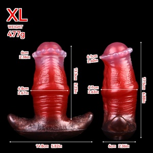 Vibrador Realista, Tapón Anal de Caballo, Enorme Tapón Anal, Masajeador de Próstata, Estimulador de Punto G para Hombres y Mujeres, Dildo de Fantasía, Dildo Monstruo, Juguetes Sexuales - Product Image 2