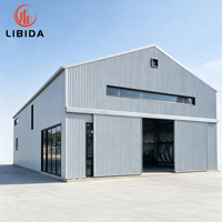 Edificio de Almacén de Estructura de Acero Prefabricado, Almacén Industrial Metálico, Construcción de Acero para Almacenamiento Logístico