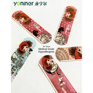 Pansements personnalisés OEM imprimés, adhésifs doux et mignons pour plaies, Yoniner YN-<span class=keywords><strong>BA</strong></span>, étanches, certifiés CE Classe I, pour les soins de santé des enfants, <span class=keywords><strong>EO</strong></span> - Product Image 4