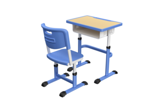 Muebles <span class=keywords><strong>de</strong></span> MDF <span class=keywords><strong>de</strong></span> estilo moderno, silla <span class=keywords><strong>de</strong></span> escritorio individual ajustable en altura para estudiantes <span class=keywords><strong>de</strong></span> escuela <span class=keywords><strong>primaria</strong></span> para estudio <span class=keywords><strong>y</strong></span> lectura - Product Image 5