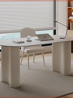 Table d'appoint pliable en métal style crème, blanc pur, pour ordinateur portable, design nordique moderne, idéale pour petit appartement, écologique