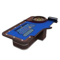 Table de roulette YH en bois massif, table de casino personnalisée pour le jeu de roulette