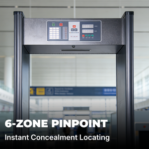 Sistemas de Alarma de Seguridad Pública, Puerta Detectora de Metales para Entrada Segura en Metro y Trenes Subterráneos - Product Image 4