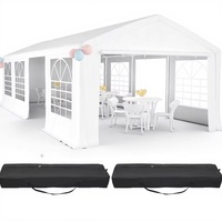 Tentes de réception imperméables en PVC blanc pour événements, chapiteaux, mariages, fêtes, pour 500 personnes
