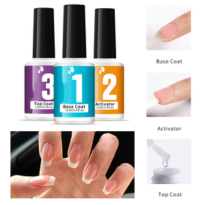 Activateur de poudre acrylique 12 ml à marque privée, gel UV, couche de finition et de base à séchage rapide pour poudre à ongles - Product Image 3