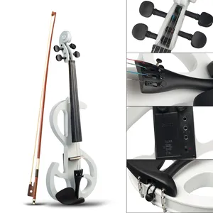 <span class=keywords><strong>Violon</strong></span> silencieux pleine taille, son brillant, <span class=keywords><strong>violon</strong></span> électrique 4/4, ensemble de <span class=keywords><strong>violon</strong></span> standard pour étudiant, <span class=keywords><strong>violon</strong></span> de niveau débutant avec archet et étui de transport - Product Image 1