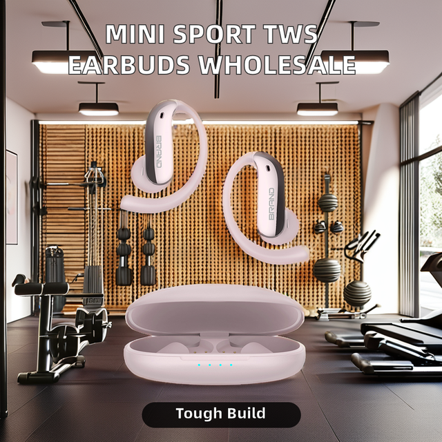 AI OWS TWS Earbuds Dual-Tone Open-Ear Digital Display Bluetooth Earphones Over-Ear Sports Wireless Earbuds Headphones