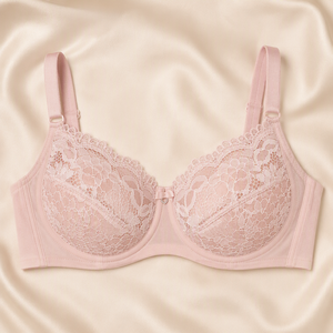 Sujetador de malla transpirable para mujer, copa de encaje de cobertura completa, ajuste regulable - Product Image 2