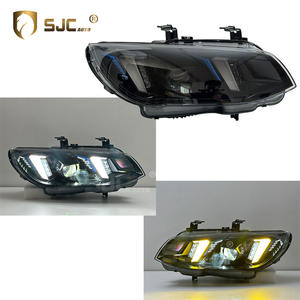 SJC fari Auto LED per <span class=keywords><strong>BMW</strong></span> M3 serie 3 E92 <span class=keywords><strong>E93</strong></span> 2010-2013 faro stile Snake gruppo giallo modificato/bianco lampada DRL - Product Image 1