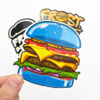Pegatina de diseño personalizado, pegatinas troqueladas de vinilo, impresión autoadhesiva, impermeable, logotipo de la empresa, pegatinas de Pvc