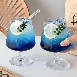 Verres à Brandy Modernes Minimalistes en Cristal Soufflé à la Main, Verres à <span class=keywords><strong>Vin</strong></span> à Pied Court, Verres à Cognac, Verres à Dégustation de Cocktails - Product Image 3