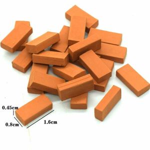 Ladrillos Pequeños de Juguete, Ladrillos Rojos, <span class=keywords><strong>Mini</strong></span> Ladrillos Hechos a Mano para Construir Micro Paisajes y Casas - Product Image 5