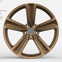 Ruedas Forjadas Personalizadas con Alta Capacidad de Carga, Color Bronce Antiguo Esmerilado 5 *112, Ruedas para Varios Modelos de Automóviles Audi