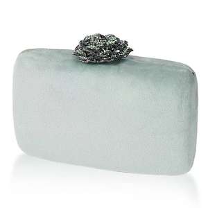 Bolso de mano informal de alta gama con incrustaciones de diamantes, impermeable, elegante, de terciopelo, con cadena, para fiestas y eventos nocturnos, entrega directa de fábrica, nueva tendencia - Product Image 1