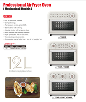 Home mini four multifonction 12L petit déjeuner four électronique pain mini four micro-ondes