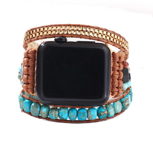 Vente chaude bracelets <span class=keywords><strong>de</strong></span> montre bleu turquoise vintage apple watch <span class=keywords><strong>bracelet</strong></span> accessoires bohème <span class=keywords><strong>bracelet</strong></span> - Product Image 1