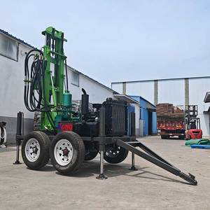 Wiel-type <span class=keywords><strong>mini</strong></span>-boorinstallatie voor waterputten, dieselhydraulisch, hoge efficiëntie, hoge precisie, 230m - Product Image 6