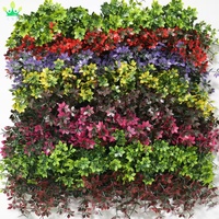 Mur végétal artificiel en buis, panneaux en plastique, tapis synthétiques pour la décoration murale de la maison, des mariages, des fêtes et des jardins
