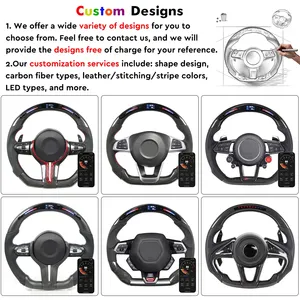 Volant intelligent personnalisé en fibre de carbone TDD avec LED pour Hyundai Sonata - Product Image 3