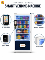 Distributeur automatique de boissons 54 compartiments, refroidissement par spirale, gaz écologique R290, 4G WiFi Cloud pour magasin, salle de sport, hôpital