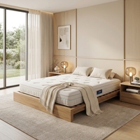 Matelas à ressorts en tissu tricoté doux pour la peau, soutien orthopédique de la colonne vertébrale, sommeil silencieux, anti-affaissement, résistant à l'usure, matelas pour la maison