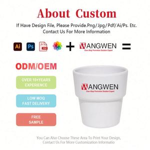 Wholesale 310ml Large Capacity Ice <b>Plain</b> White Ceramic Hotel Latte Cup Coffee Tumbler <b>Mug</b> - Product Image 4