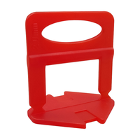 Clips de système de nivellement de carreaux de haute qualité 1.0/1.5/2.0/3.0MM entretoises de carreaux 100 pièces par sac pour sol