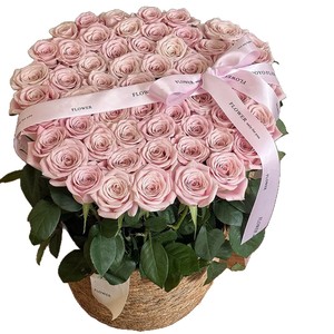 Bouquet <span class=keywords><strong>di</strong></span> Rose Artificiali in Seta Eterna Intrecciate in Paglia, Stile Medievale, Regalo <span class=keywords><strong>di</strong></span> Compleanno per Fidanzata - Product Image 5