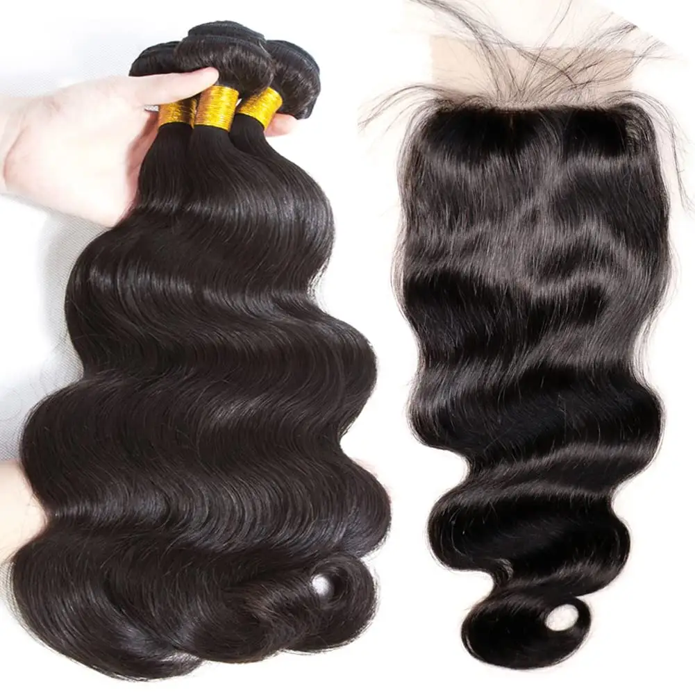 Factory Price Cuticle Aligned Raw Virgin Hair Unprocessed 100% Human Hair Weaving Body Wave Mink Brazilian Hair Bundles