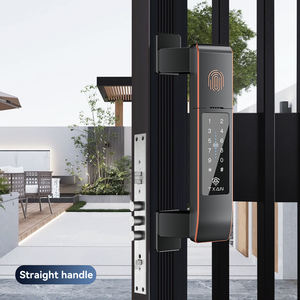 Serrure de <span class=keywords><strong>porte</strong></span> intelligente pour cour intérieure, étanche, en aluminium, avec empreinte digitale, mot de passe numérique, coulissante, anti-effraction - Product Image 4