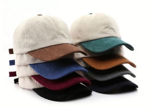 Gorra de Béisbol de Pana de Color Sólido con Hebilla Metálica Ajustable, Regalo Promocional - Product Image 4