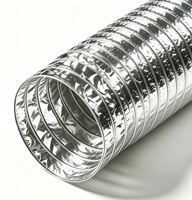 Conduits de ventilation en aluminium durable, flexibles, anti-corrosion, faciles à installer, pour cuisine