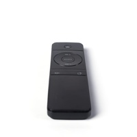 Nuevo Modelo de Control Remoto Universal de 8 Botones con Iconos Personalizados, Luz Indicadora LED Negra, de Buena Calidad y Económico para Smart TV