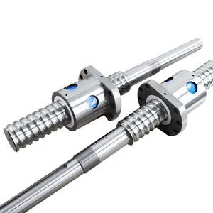 CNC Ball Screw Assembly 5mm pitch C3 C5 C7 precision 1605 Ballscrew for linear transmission