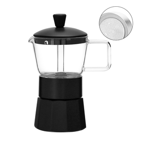<span class=keywords><strong>Olla</strong></span> de prensa francesa de vidrio resistente al calor de borosilicato de aluminio cafetera <span class=keywords><strong>moka</strong></span> para oficina y cocina y bar cafe - Product Image 4
