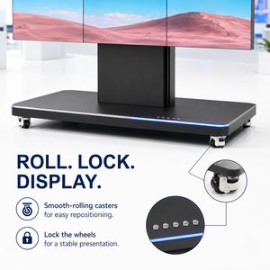 Pantalla LED Plegable Comercial para Cartelería Digital, Pantalla Elevadora de 3000x1687mm con Relación de Aspecto 16:9 para Publicidad Interior/Exterior - Product Image 5