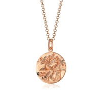 Collier pendentif du zodiaque Verseau en argent sterling 925 plaqué or 14 carats, élégance personnalisée Maimang, pour femme et homme