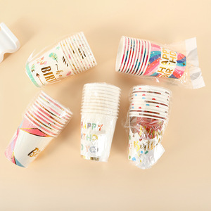 Vasos de Papel Personalizados para Cumpleaños, Vasos Desechables para Fiestas de Boda - Product Image 4
