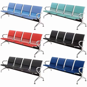Chaise d'attente 2 places pour mains et pieds, chaise d'attente pour hôpital, centre de soins ambulatoires, lieux publics, gare et aéroport - Product Image 6