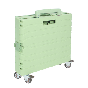 Vente chaude <span class=keywords><strong>Panier</strong></span> pliable robuste avec poignée 360 Caisse roulante à quatre roues Utilitaire enseignant avec siège - Product Image 5