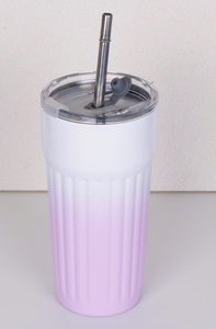 Vente en gros OEM de gobelets isothermes en acier inoxydable à double paroi, sans BPA, couleur Graduate, 590 ml - Product Image 6