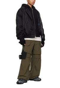 Pantalones de algodón marrón <span class=keywords><strong>Denis</strong></span> para hombres de 3 a 4 años, niños de alto invierno, ropa de calle reflectante impermeable, pantalones Cargo de lona holgados de los años 90 usados - Product Image 4
