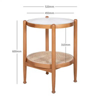 Meubles de salon de style nordique ensemble de café et de table d'appoint de luxe pour la lecture d'hôtel de bureau à domicile