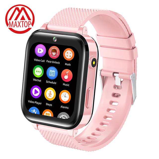 Maxtop Tracker Android Game Kids Watch Waterproof Mobile Phone SIM Card Watch 4G GPS Kids Smart Watch